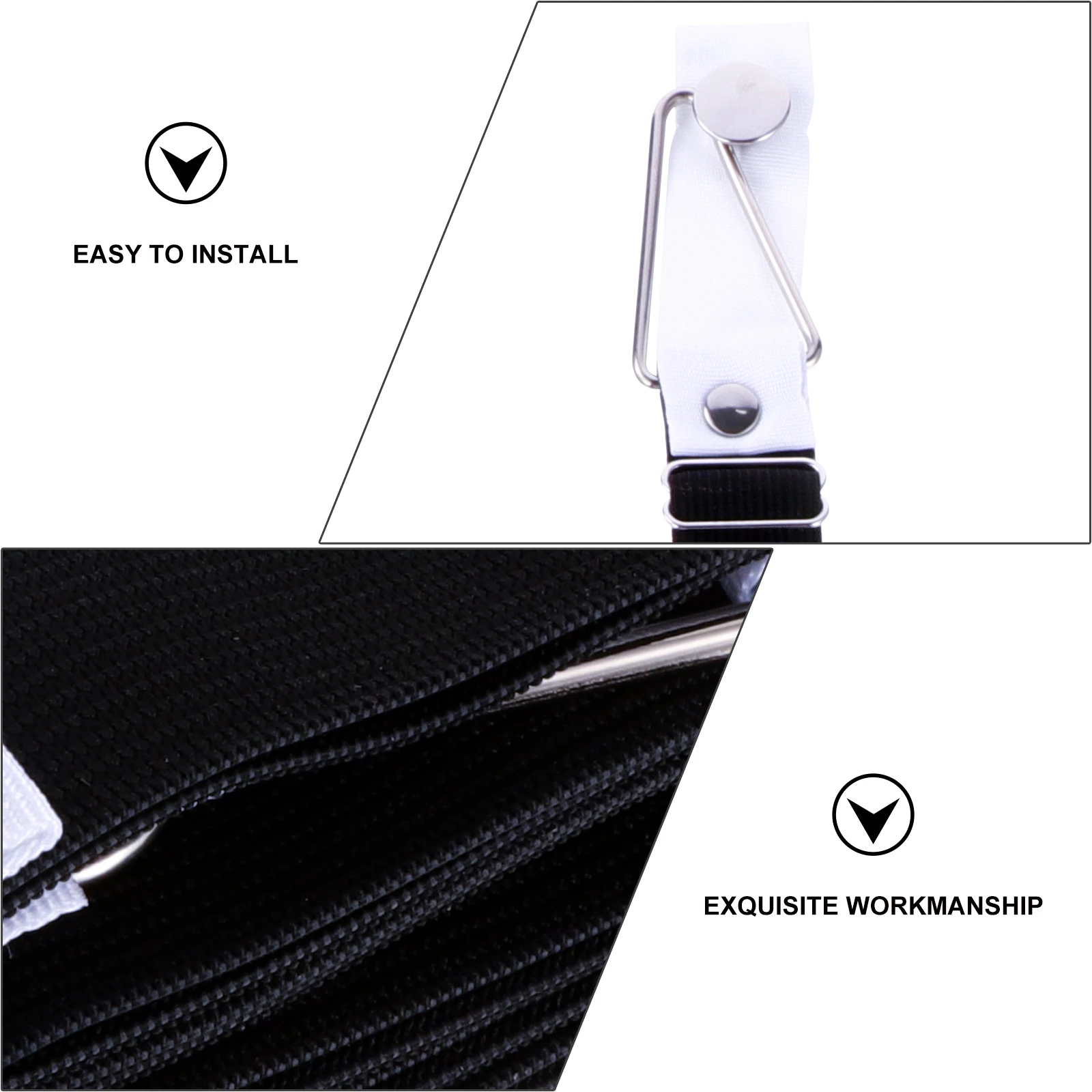 

4pcs Bed Sheet Holders Adjustable Thick Anti-Skid Clips Quilt Fixators Comforter Fastener Fitted Sheet Securing Buckles