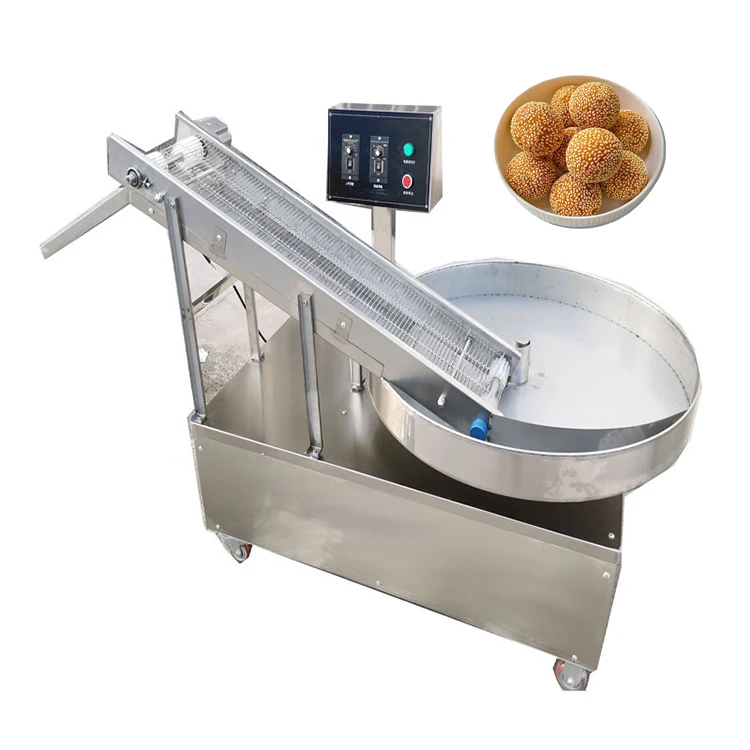 Automatic Food Powder Coating Machine, Stainless Steel Surface Seasoning Equipment for Biscuits and Snacks