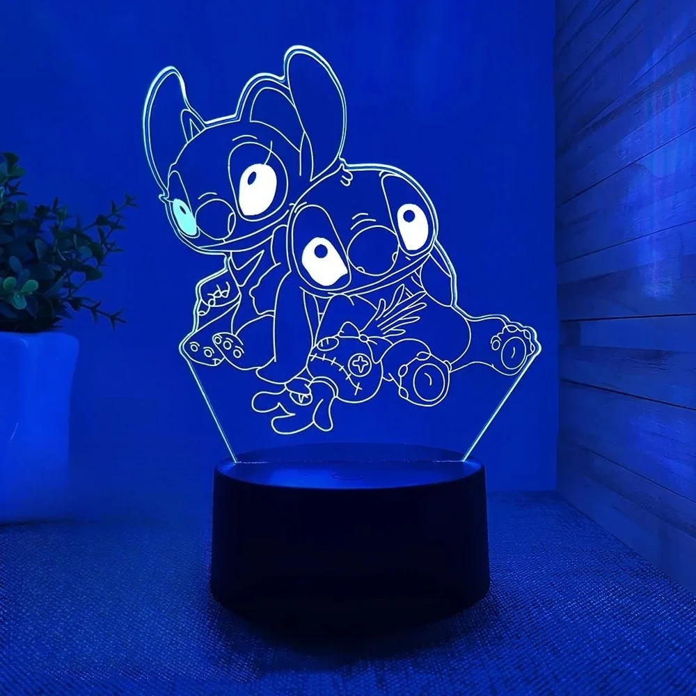 2025 جديد ثلاثية الأبعاد الوهم غرزة ضوء الليل اللمس الذكي غرفة الاطفال مصباح ديكور عيد ميلاد عيد الحب هدية الكريسماس