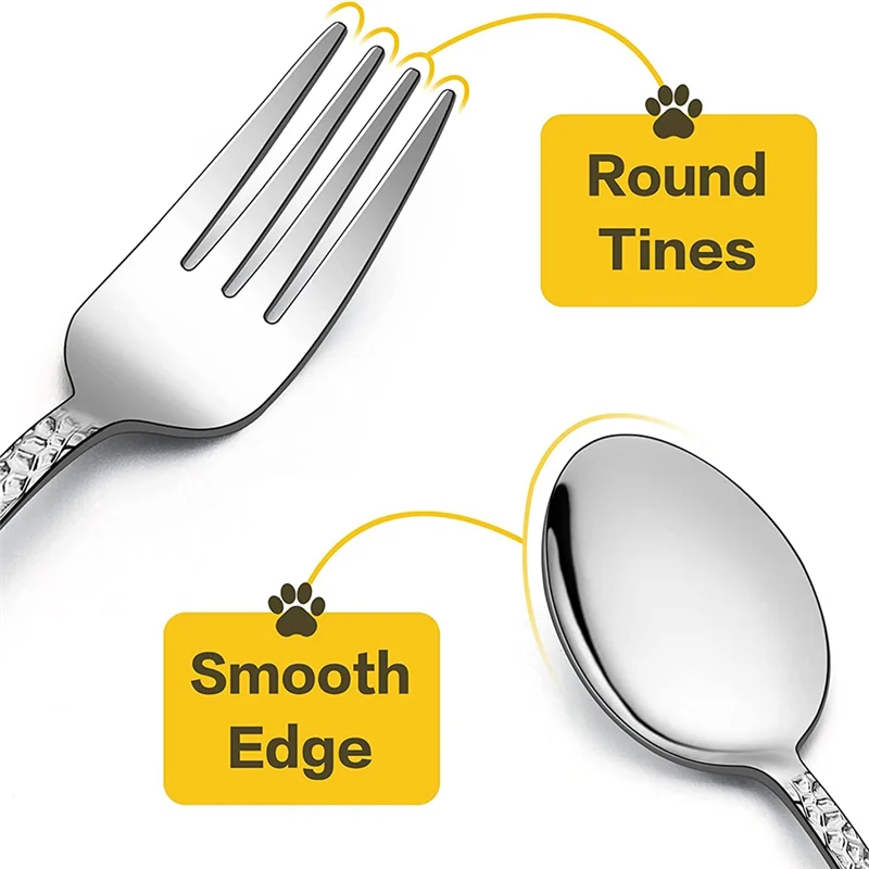

30 Pieces Kids Silverware Set Stainless Steel Toddler Utensils Flatware Set Toddler Silverware Spoons and Forks Set