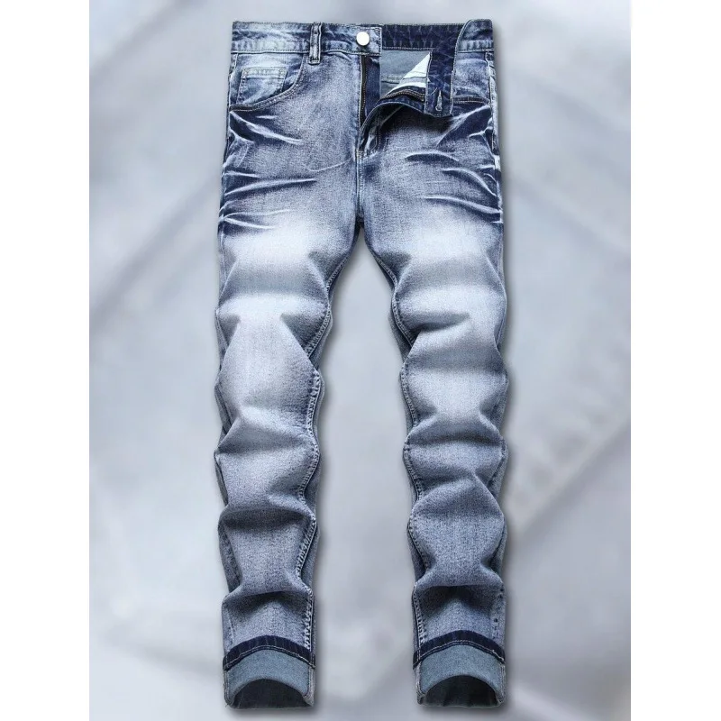

Men's Slim Fit Skinny Jeans Comfortable Stretchable Denim Pants Fashionable Casual Trousers for Men Non-Stretchable Fabric