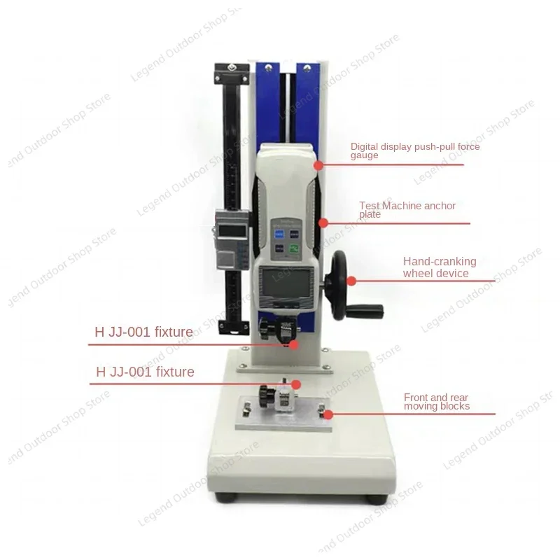 Digital display push-pull gauge bracket screw dynamometer base tester NEW Tensile compression testing machine