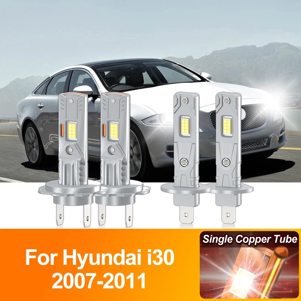 

240W Canbus LED Headlight Bulbs 40000LM CSP Chips Car Lamps 6000K White Plug And Play For Hyundai i30 2007 2008 2009 2010 2011