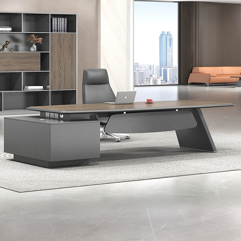 

Console Gaming Office Desk Conference Meeting Luxury Executive Storage Desktop Corner Office Desk Pc Bureau Meuble Furniture