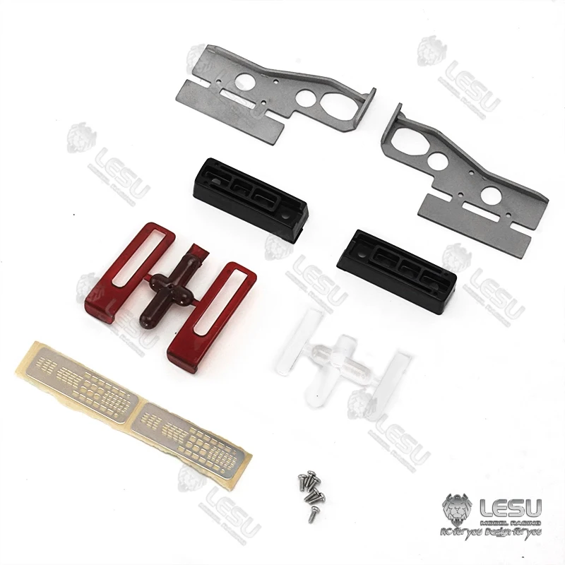 LESU 1/14 Tamiya FH16 tractor FH16 timber transport flatbed truck model toy truck taillight S-1269