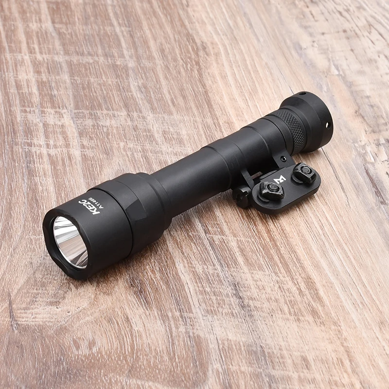 Tactical M640U Surefir M600 Scout Flashlight Airsoft Weapon White Led Light 180° adjustable Mount  Fit M-Lok Keymod 20mm Rail