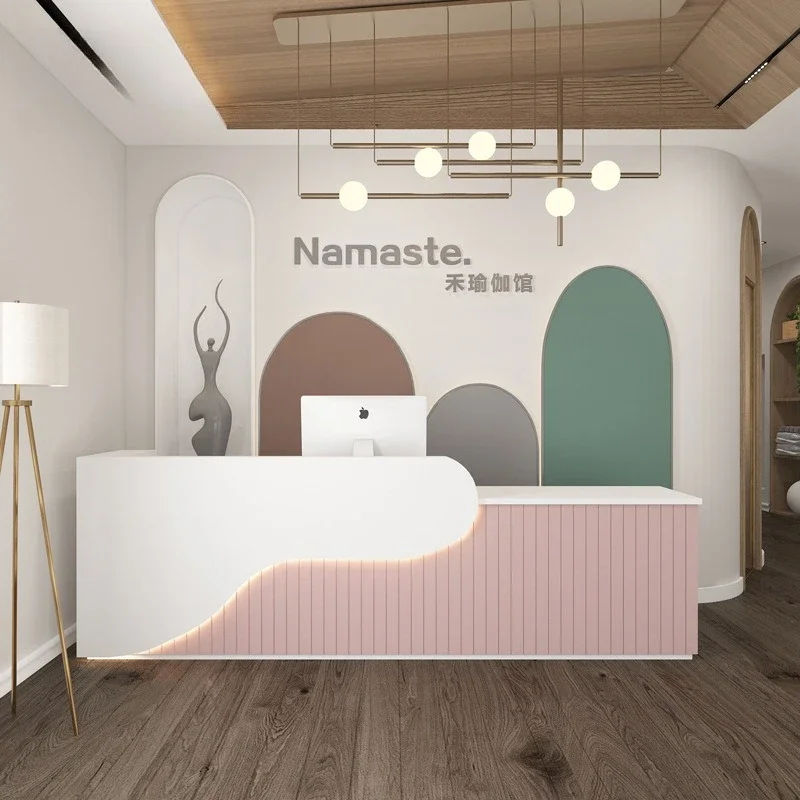 Shop checkout page Simple modern kindergarten dance training Children's education institution Bar counter