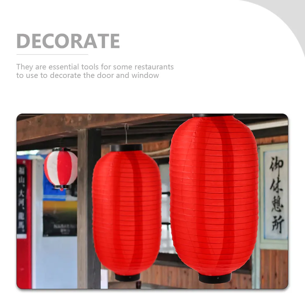 

4pcs Chinese Style Lantern Decorative Home Multicolor 8 Inch Waterproof Hanging Courtyard Outdoor Lantern Pendant