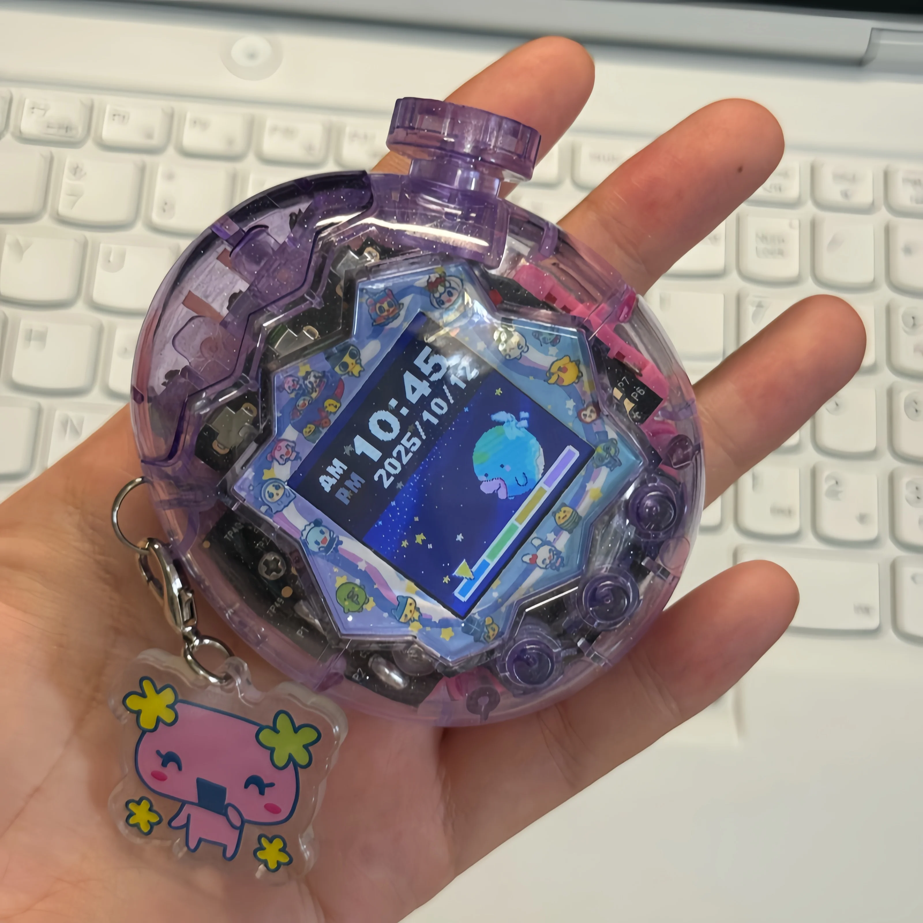 New Tamagotchi Paradise Purple Series Parts Takuma Gezi Happy