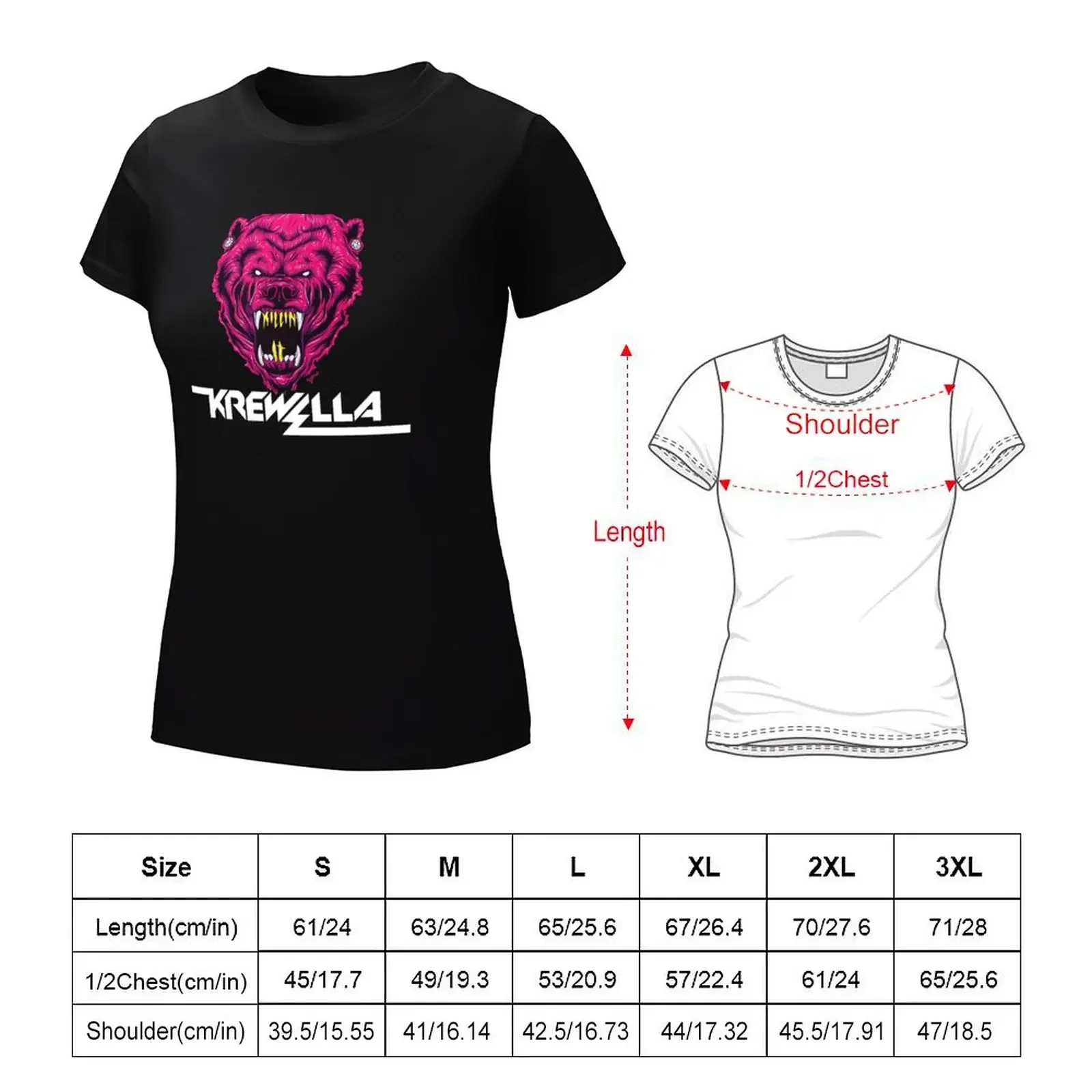 KReWELLA T-Shirt korean fashion oversized plus sizes summer clothes for Women