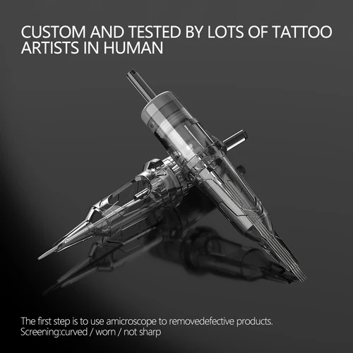 Imagen 2 del producto Agujas de tatuaje de seguridad esterilizadas desechables de calibre mixto Magnum redondo X-RAY XNET para máquinas de tatuaje rotativas