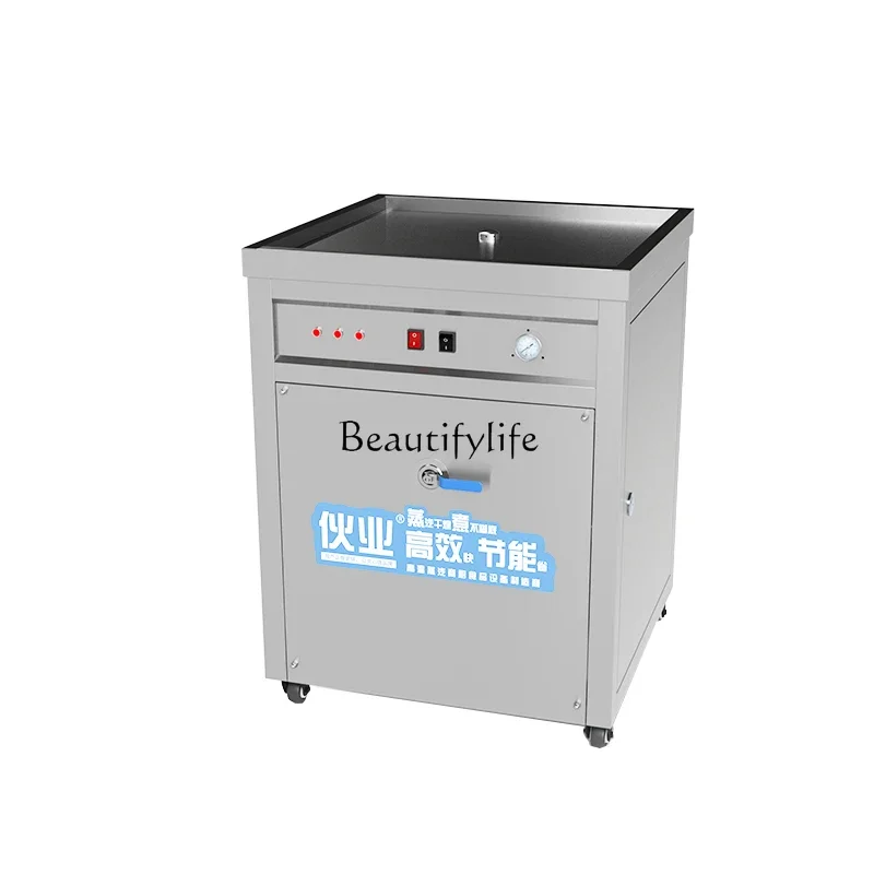 

05Commercial use of a new type of breakfast shop oil-water separation electric heating steamer