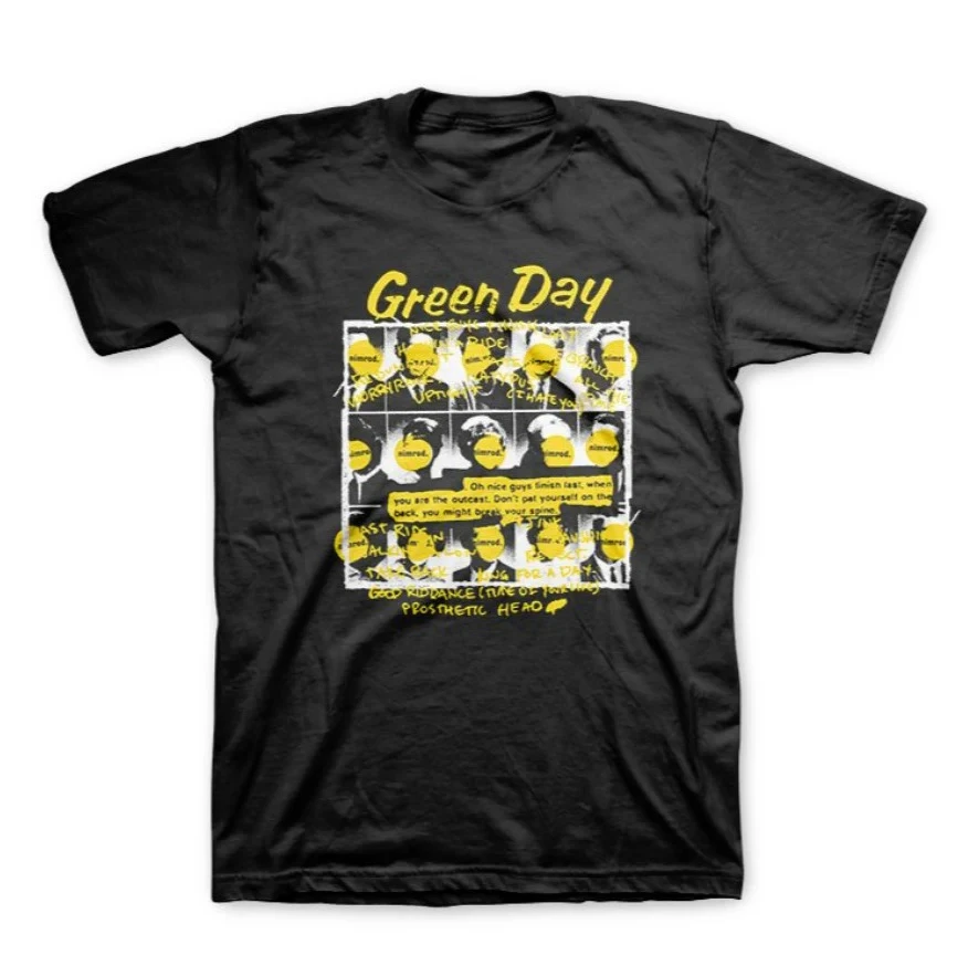 Green Day Dookie Rocket Casual T-shirt Luxury Brand for Men and Women