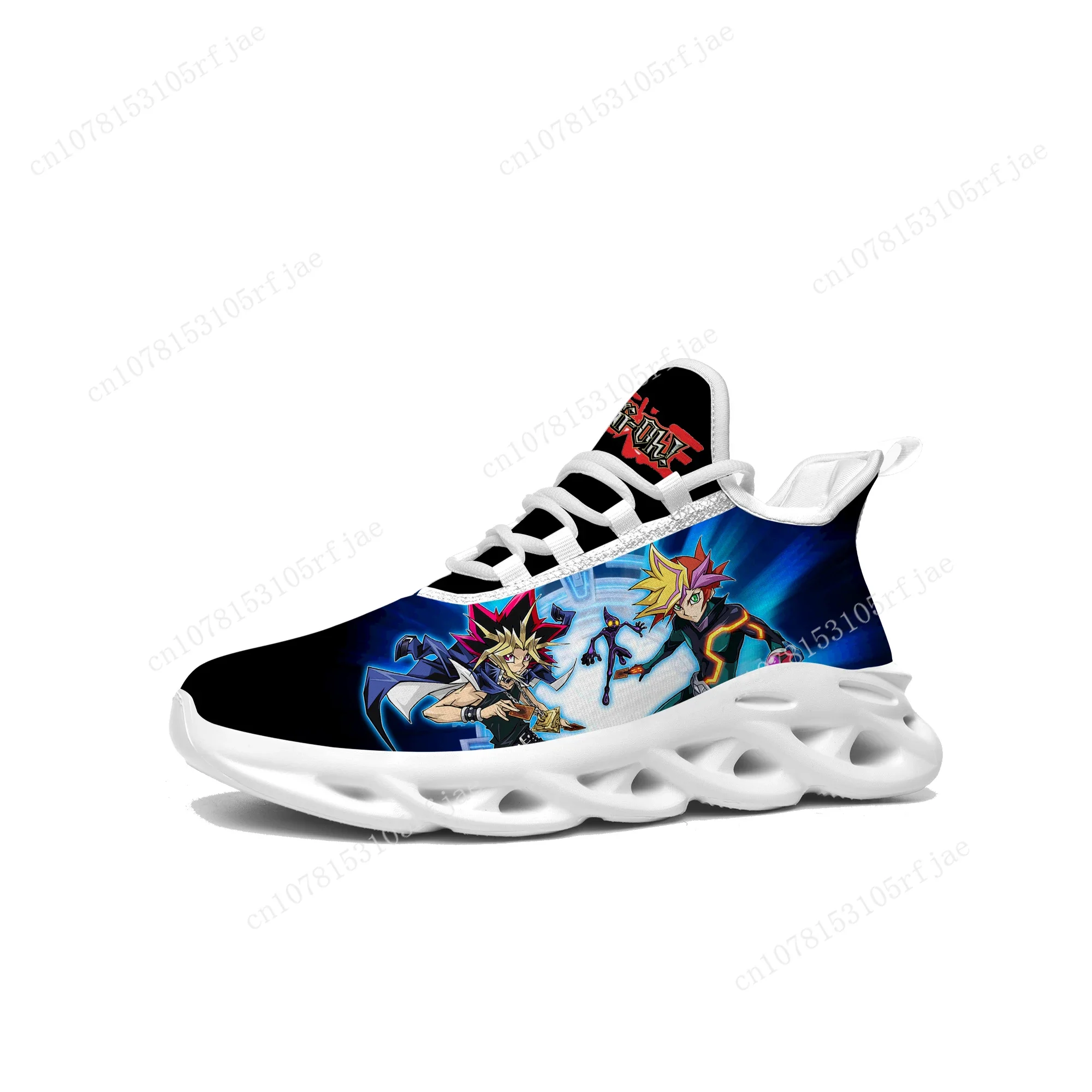 Yu gi oh Turnschuhe Cartoon-Spiel Herren Damen Teenager Sport Laufschuhe hochwertige Mode maßge schneiderte Schnürschuhe