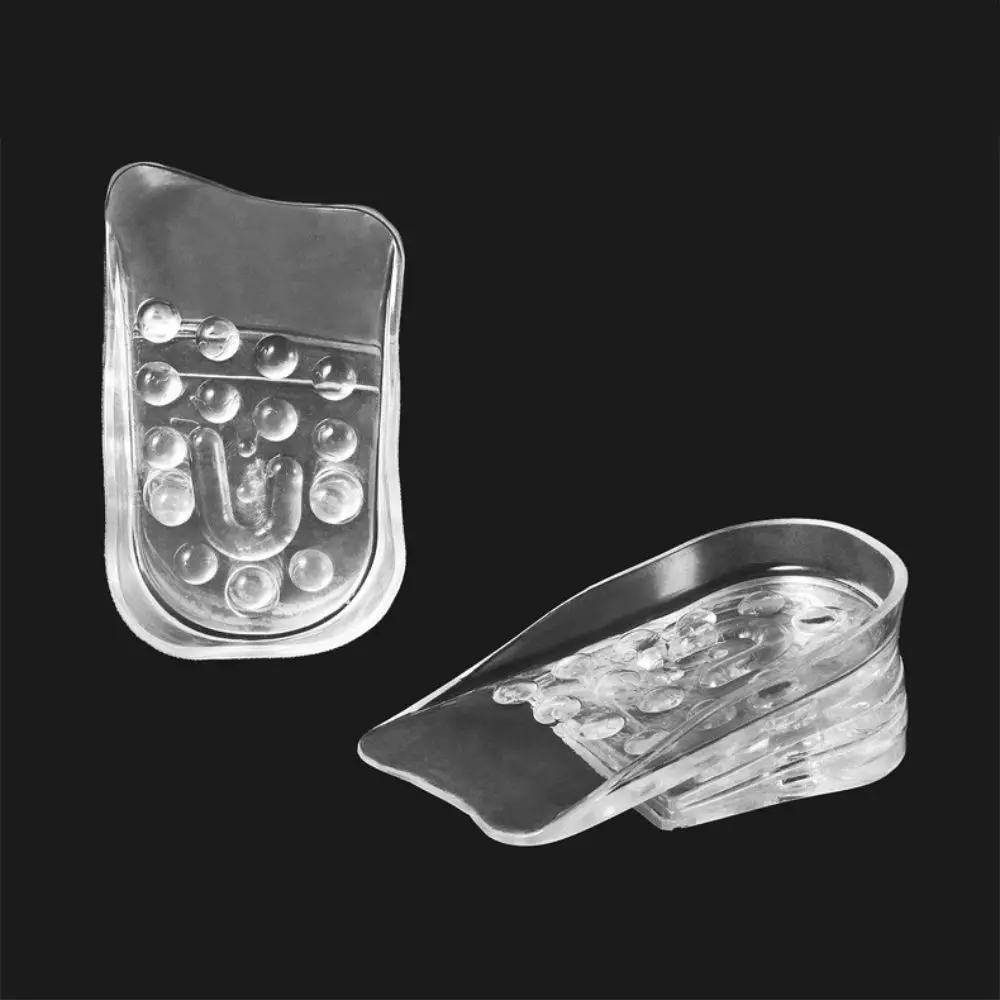 

Silicone Gel Reduce Aches Adjustable Fits All sizes Heightening Insoles Taller Insole Inserts Lift Shoe Pads Height Increase