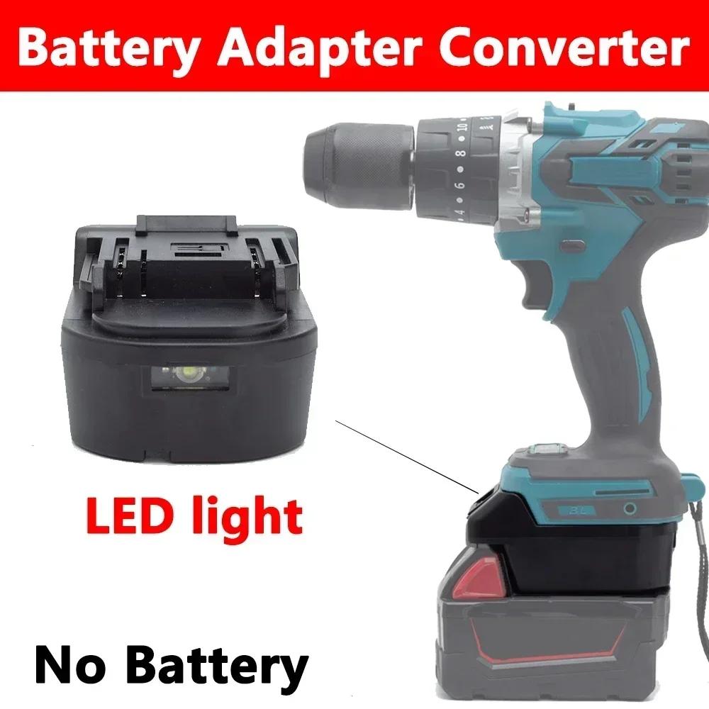 

ML20MK Battery Adapter Converter for Milwaukee 18V Li-ion Battery to Makita BL 18V Cordless Tool Electric Drill (Adaptor only)