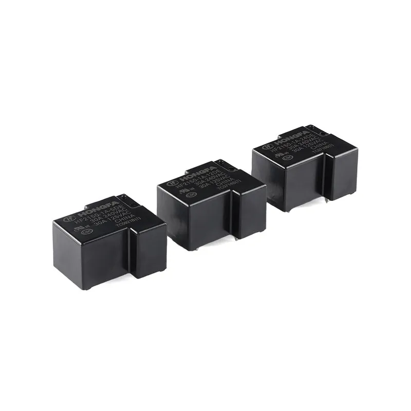 Hongfa relay HF 2150 - 1A - 5/12/24 DE 5/12/24 VDC 4 pins, a set of normally open high power