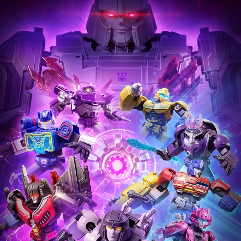 

Blokees Trans formation 7-й Prime Optimus Generation Megatron Bumblebee ударно-волновой робот строительные блоки игрушки слепая коробка подарки для детей