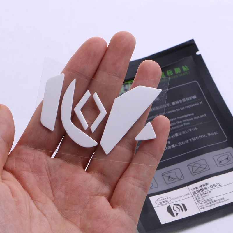 1Pack Mouse Skates for logitech G502 Mouse Feet Pads Replacement Glide Feet Mouse Skates Sticker White