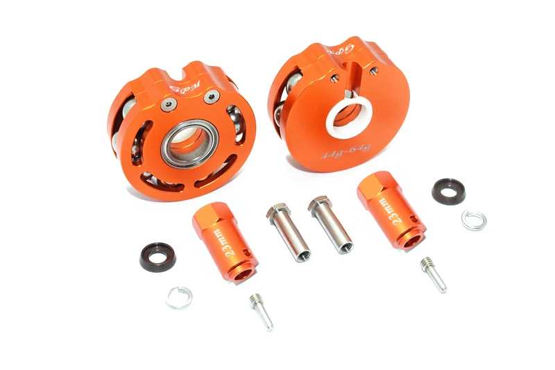 GPM 1/10 TRX4 DEFENDER TRAIL CRAWLER-82056-4 ALUMINUM PENDULUM WHEEL KNUCKLE AXLE WEIGHT + 23MM HEX ADAPTER