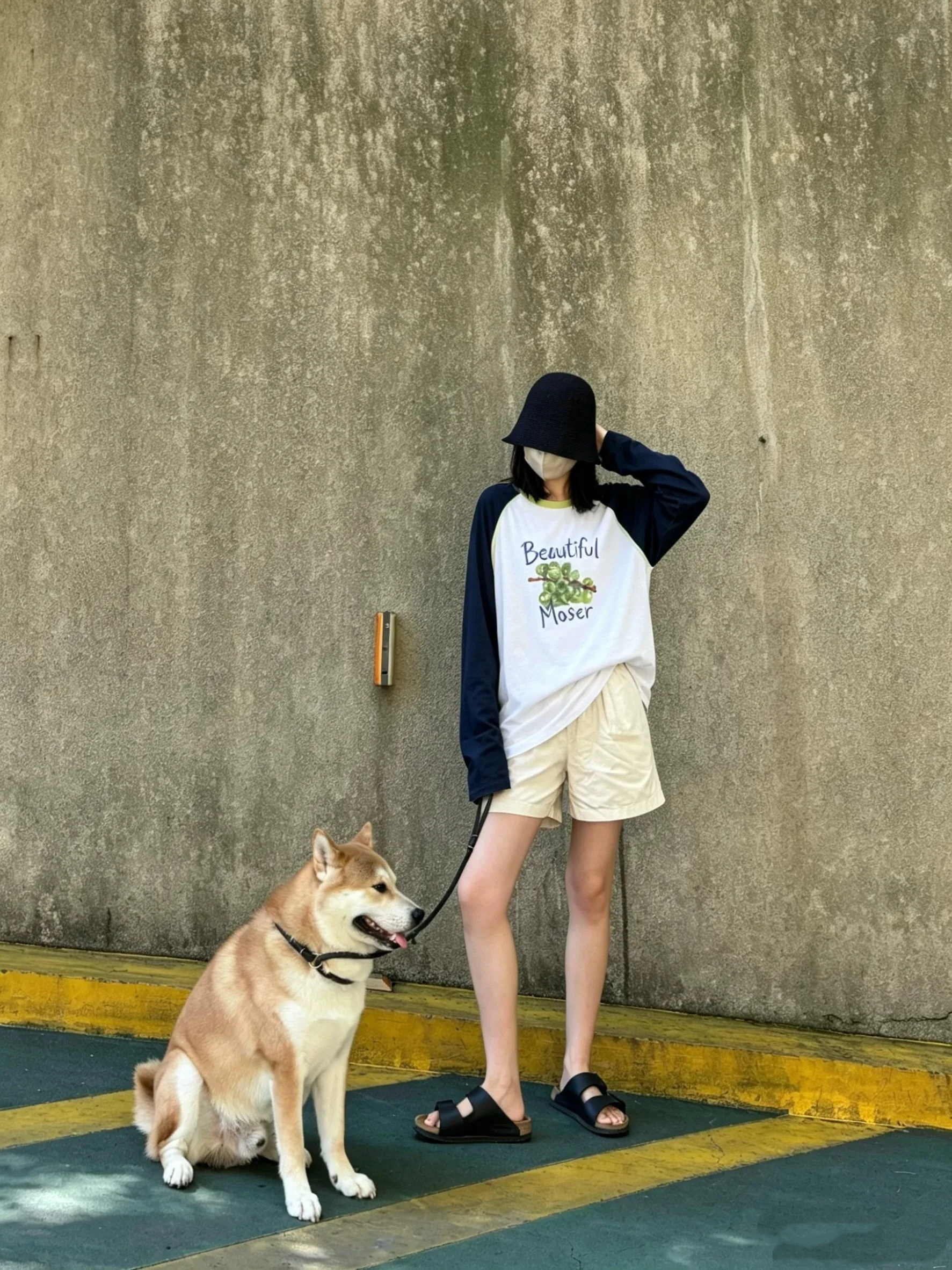 

Summer Long Sleeve T-Shirt Women's Loose Fit Grape Fruit Print Casual Style Air Conditioning Shirt round Neck UV Protection