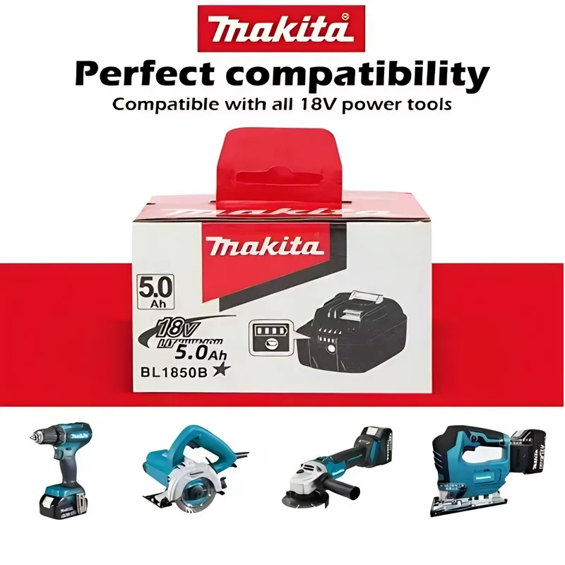 

2026 Genuine Makita 18V Battery Indicator Rechargeable Makita Battery 18v Original 1840 BL1850 Power Tool Battery
