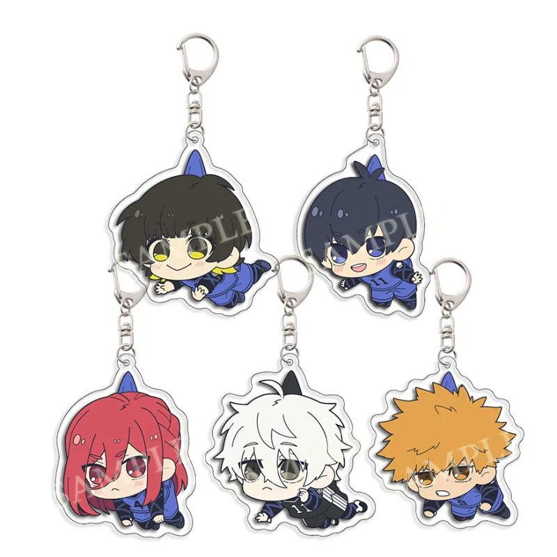 BLUE LOCK Arcylic Keychain Isagi Yoichi Bachira Meguru Key Chain Cartoon Anime Kawaii Figures Costume Accessories Birthday Gifts - Image 5