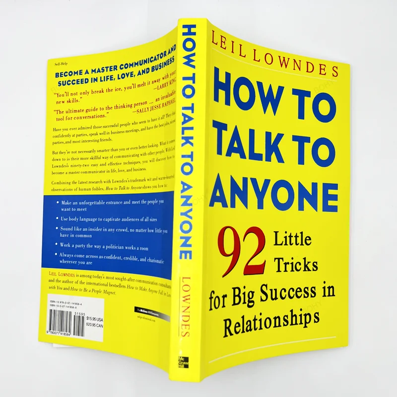 How To Talk To Anyone 92 Little Tricks for Big Success  in Relationships Book