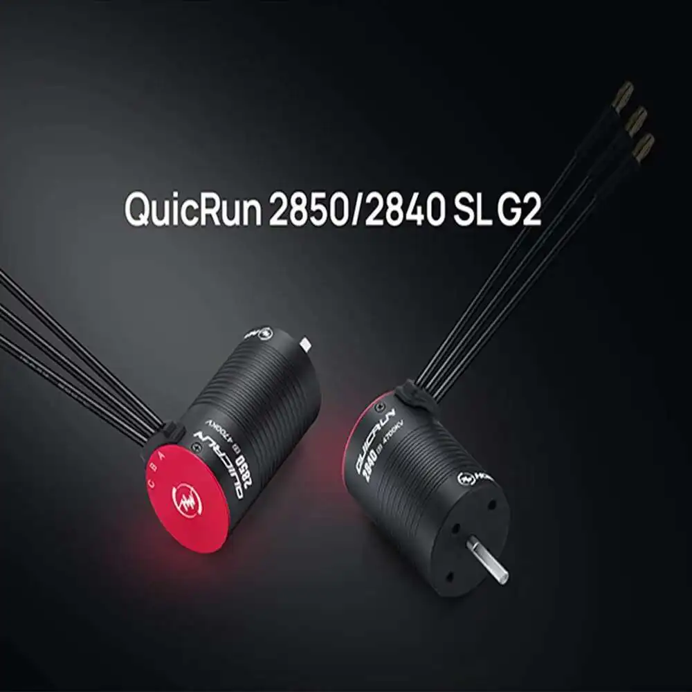 2025 NEW HobbyWing QuicRun 2840SL 4700KV G2 2850SL 4700KV 3400KV G2 Brushless Sensored Motor For RC Cars 1/12 1/14