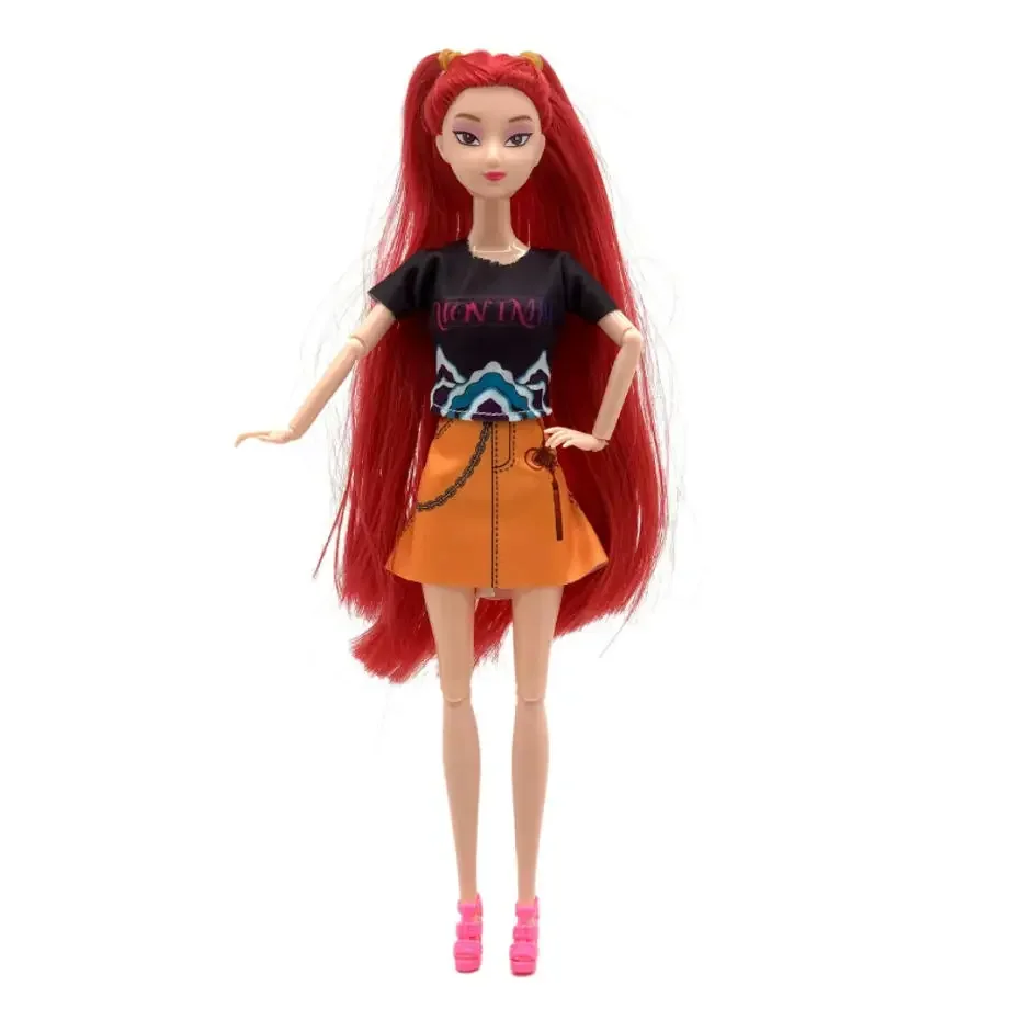 30 см KPOP охотники на демонов, кукла Руми Мира Зои с одеждой, обувь для девочек, коллекция фанатов, подарки