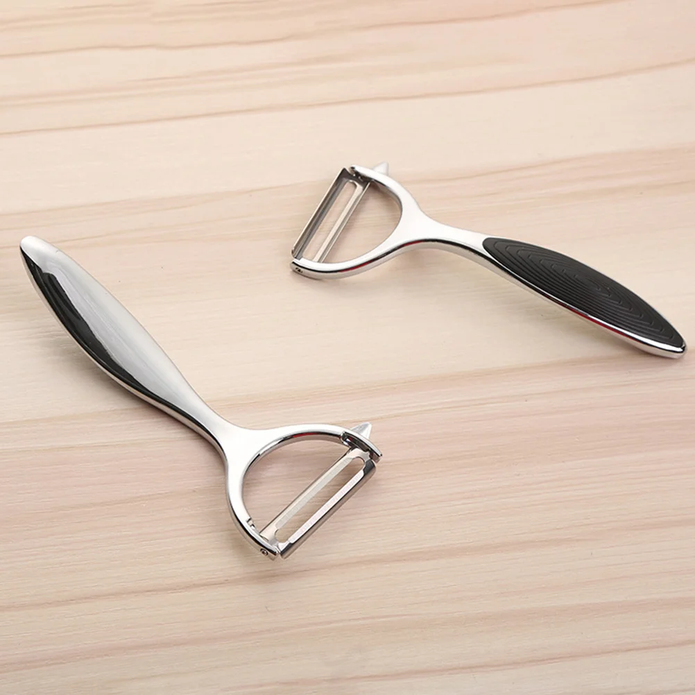 

Multifunctional Stainless Steel Peeler Fruit Vegetable Peeler Anti-Slip Handle Hanging Hole for Potatoes Carrots