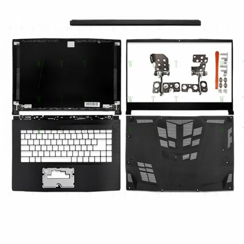 

BB For MSI GF65 LCD Back Cover /Front Bezel/Hinges/Palmrest/Bottom Case/Hinge Cover