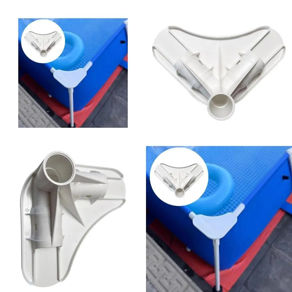  Weatherproofed Plastic Pool Pipe Joint Rustproofed Pool Frame Adapter Swimming Pool Corner Brackets Replacement Part