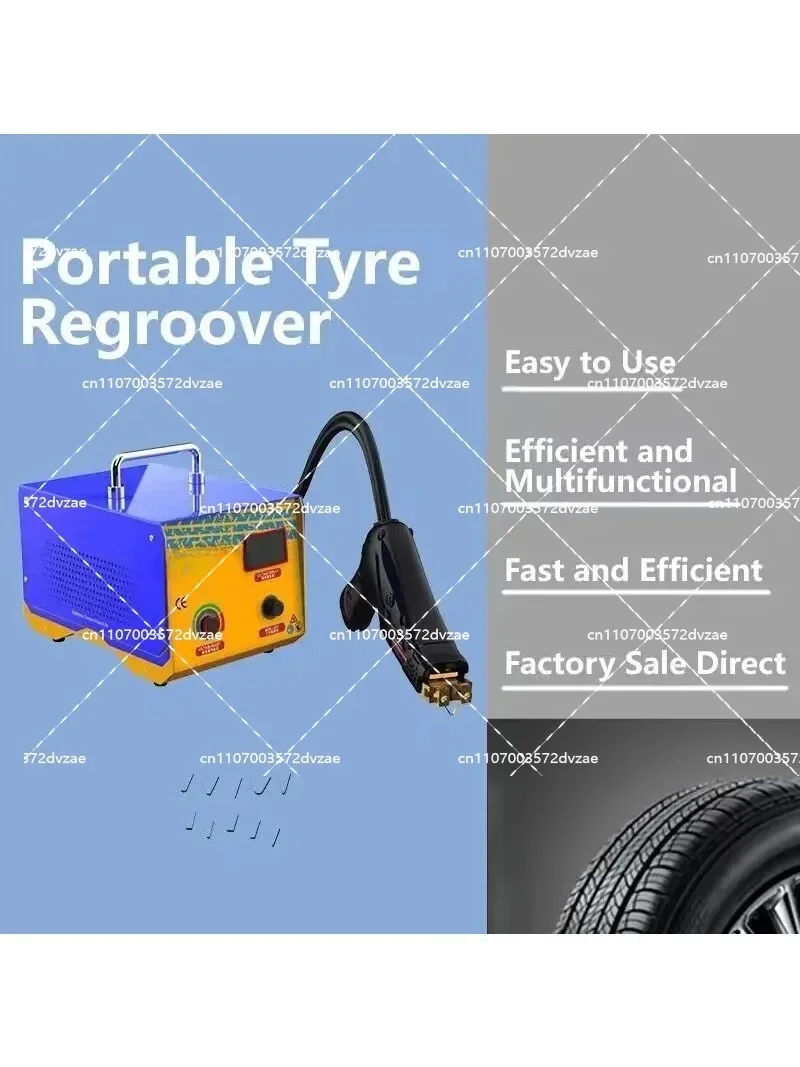 Digital Tire Grooving Machine for Truck Wheel Electromechanical Rubber Engraving Retreading Reusable Professional Tyre Grooving