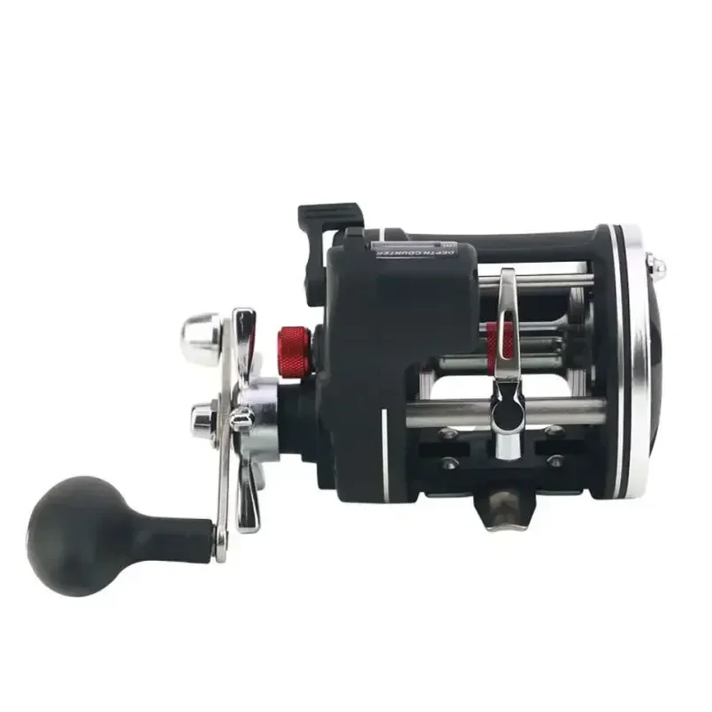 Hot sale 12BB High Speed Fishing Reel 3.8:1 5.2:1 Electric Depth Counting Multiplier Body Cast Drum reel