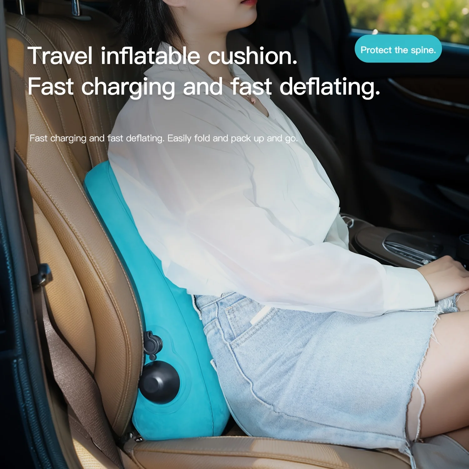 Ergonomic Inflatable Lumbar Su - Gaming Chair Lumbar Pillow review and price