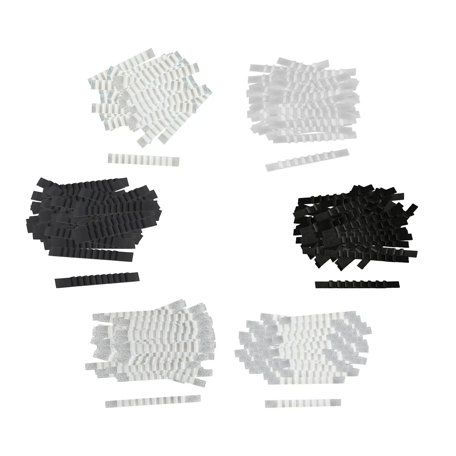 Non Slip Rubber Hanger Strips Silicone Grips for Clothes Hanger Adhesive Strip Laundry Pants Storage