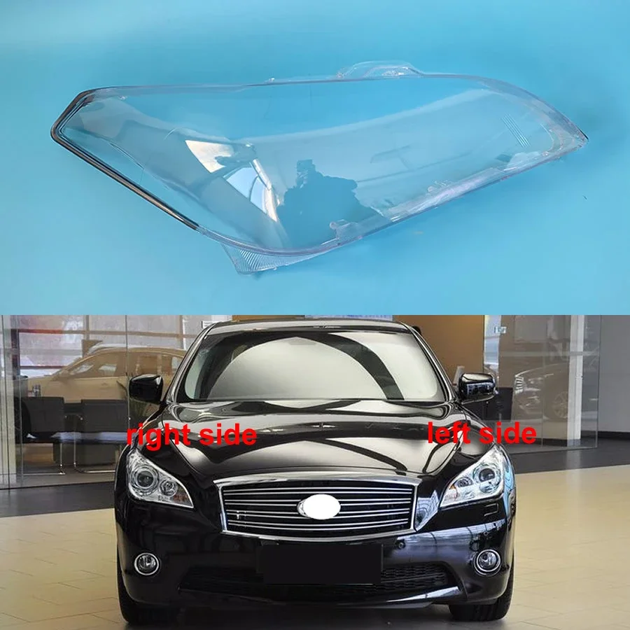 

For Infiniti Q70 2013 2014 Headlight Cover Transparent Lampshade Lamp Case Headlamp Shell Plexiglass Replace Original Lens