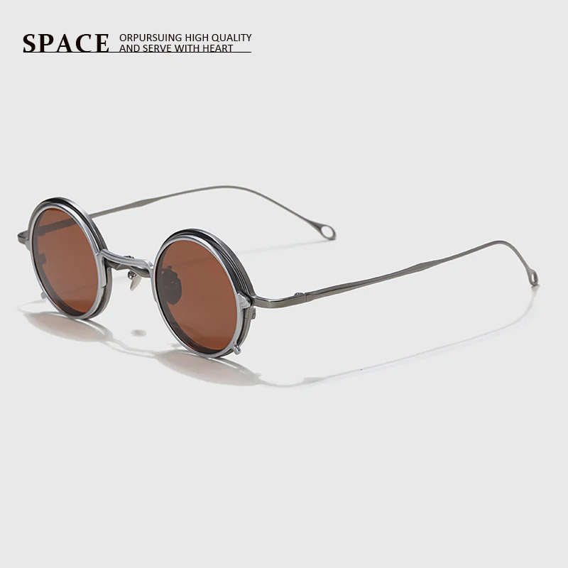 5975 New detachable lens sunglasses Fashion frames High quality me Street vintage UV400 Women designer handmade sunglasses