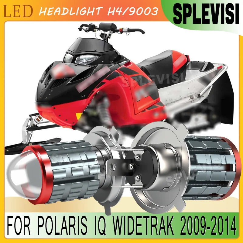 

High Brightness Power Saving Easy Setup LED warranty Motorcycle Headlight For Polaris IQ Widetrak 2009 2010 2011 2012 2013 2014