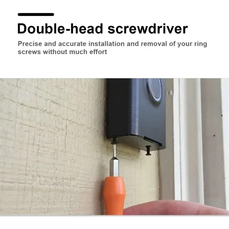 Non in magazzino. fuori stoock..Doppia estremità in lega di acciaio Torx cacciavite anello campanello cacciavite bit kit sicurezza video strumento artigianato