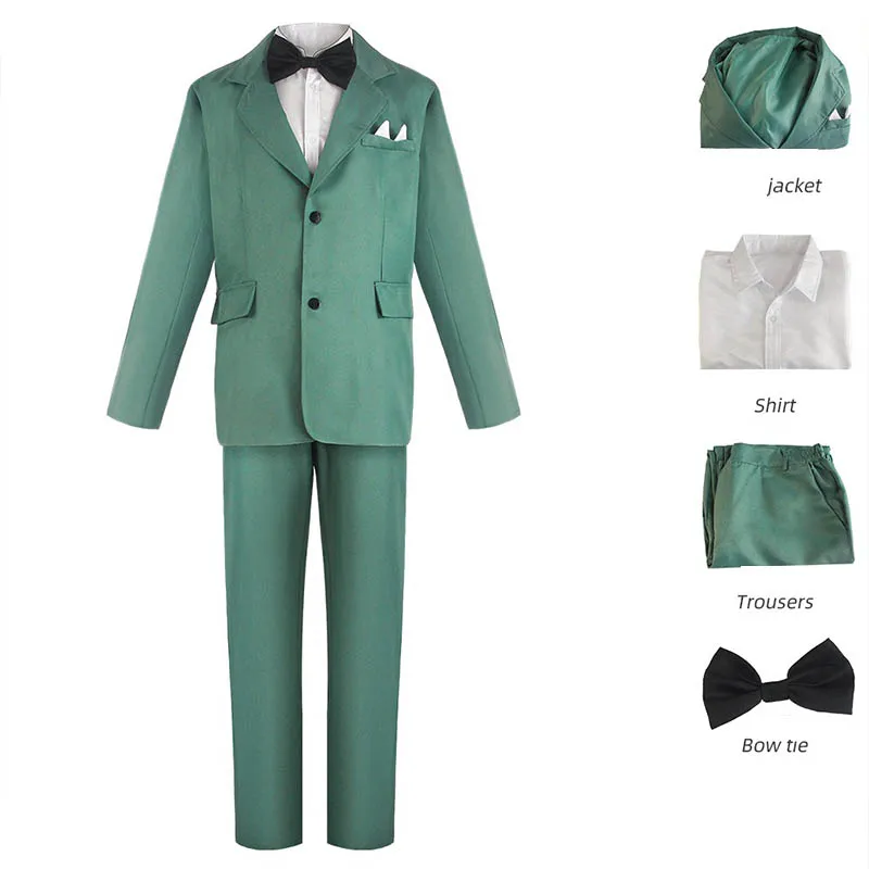 

New Men's Green Cosplay Costume Suit Party Daily Costume Comic Exhibition Costume Anime Party Stage Cool Performance Suit
