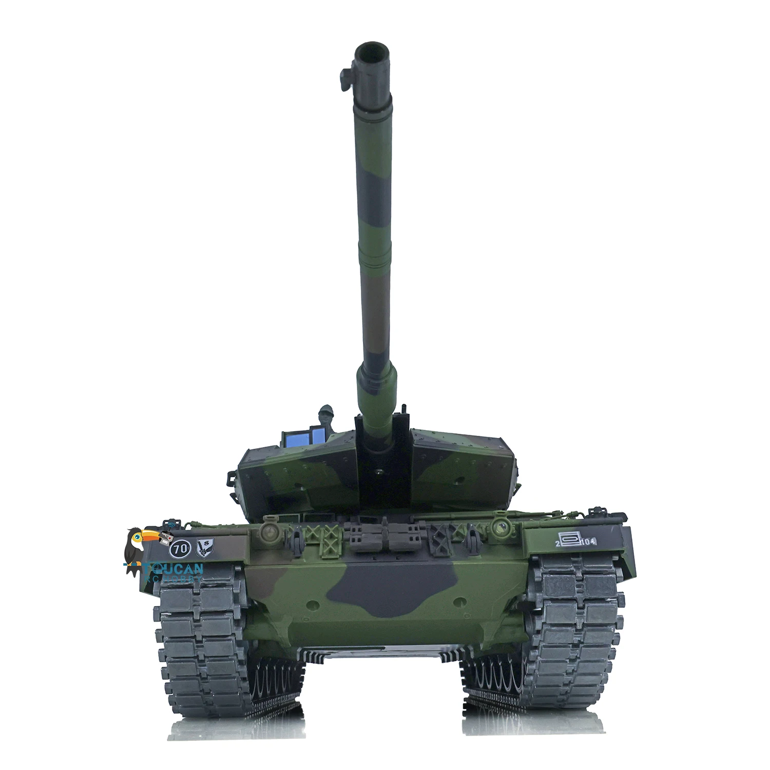 

Henglong 7.0 RTR 1/16 RC Tank German Leopard 2A6 3889 Upgraded Metal Version Remote Control Battle Model for Adult