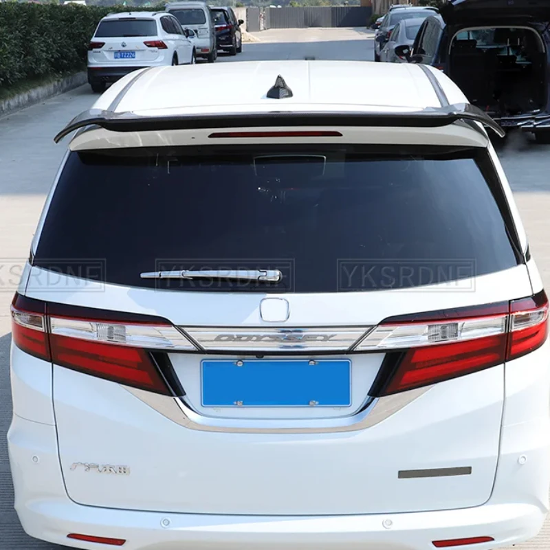 For Honda Odyssey 2015-2019 high quality ABS Plastic Unpainted Color Rear Spoiler Wing Trunk Lid Cover Car Styling