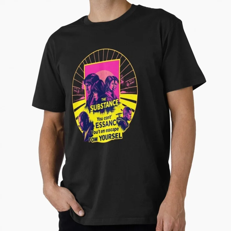 

The Substance 2024 Horror movie Gift t shirt 0501 Men's 100% cotton print O-Neck Short Sleeve Graphic clothes All size tee S-6XL