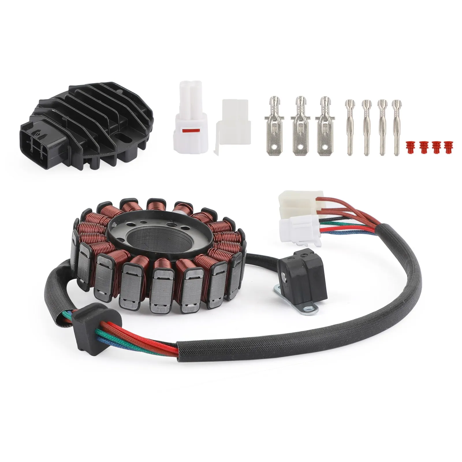 Artudatech Stator & Regulator Rectifier Fit for Suzuki LT-Z400 LTZ400 Quadsport Z400 03-08