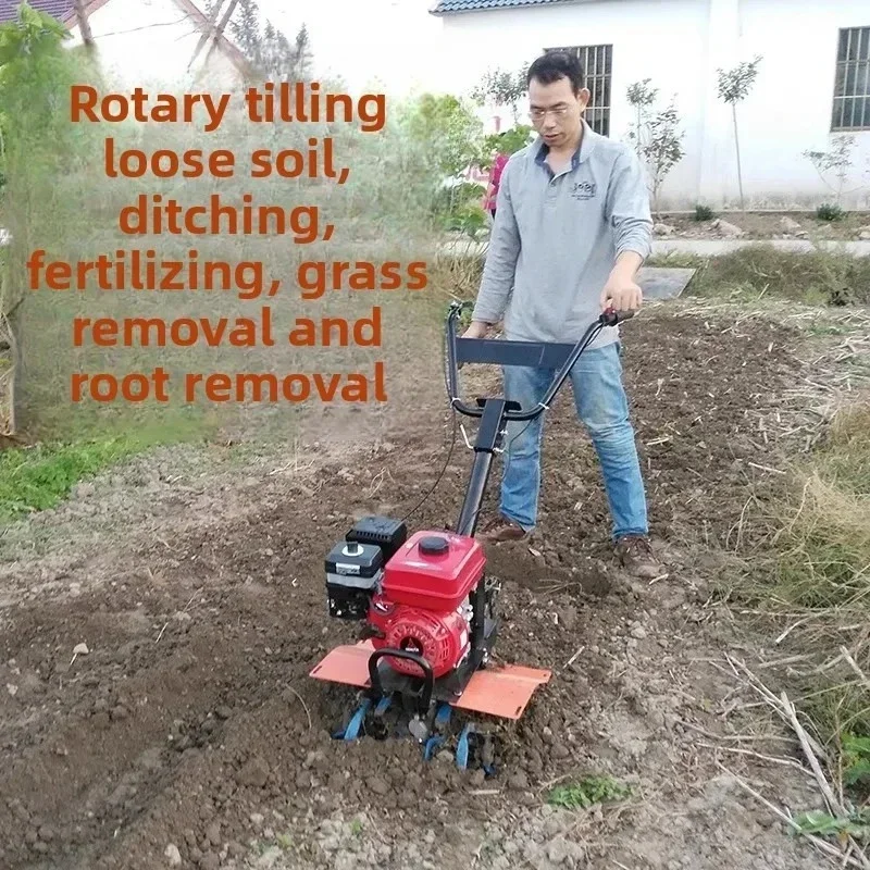 

Small Multi-Functional Micro-Tiller Rotary Tiller Agricultural Machinery Tool for Hoeing New Efficient Farm Equipment
