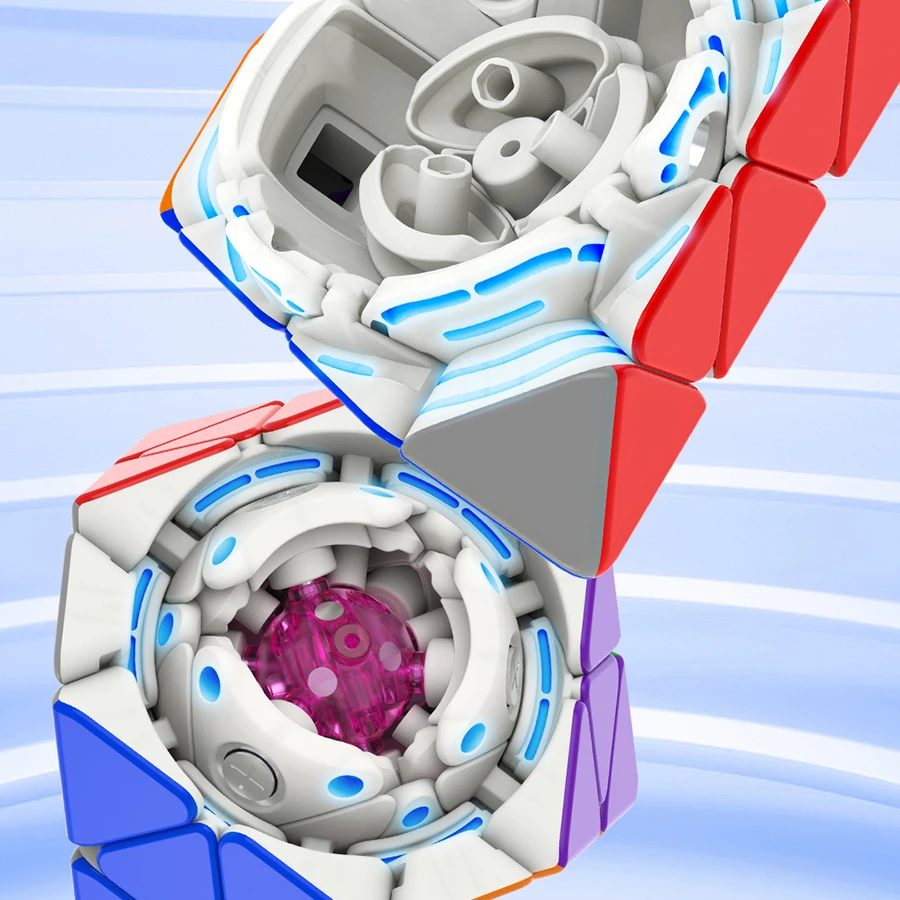 DaYan Face Turning Octahedron Magnetic Cube 8 Axis CoreMag FTO M 8 Surfaces Diamond Shape Magic Cubo 3x3 3 * 3 Puzzle bez naklejek