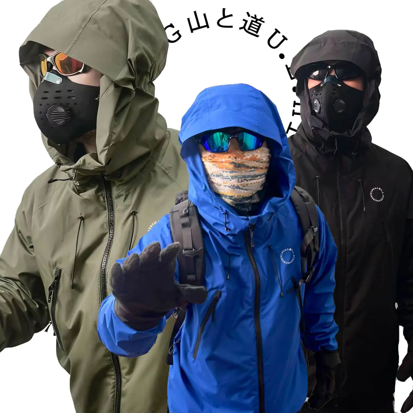 Yamatomichi All-weather Alpha Full Pressurized Jacket Warm Waterproof Jacket