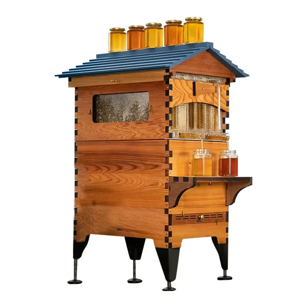 Golden palac Automatic Flows hive 2 Beehive 7pcs Super Box Free Flows Frame